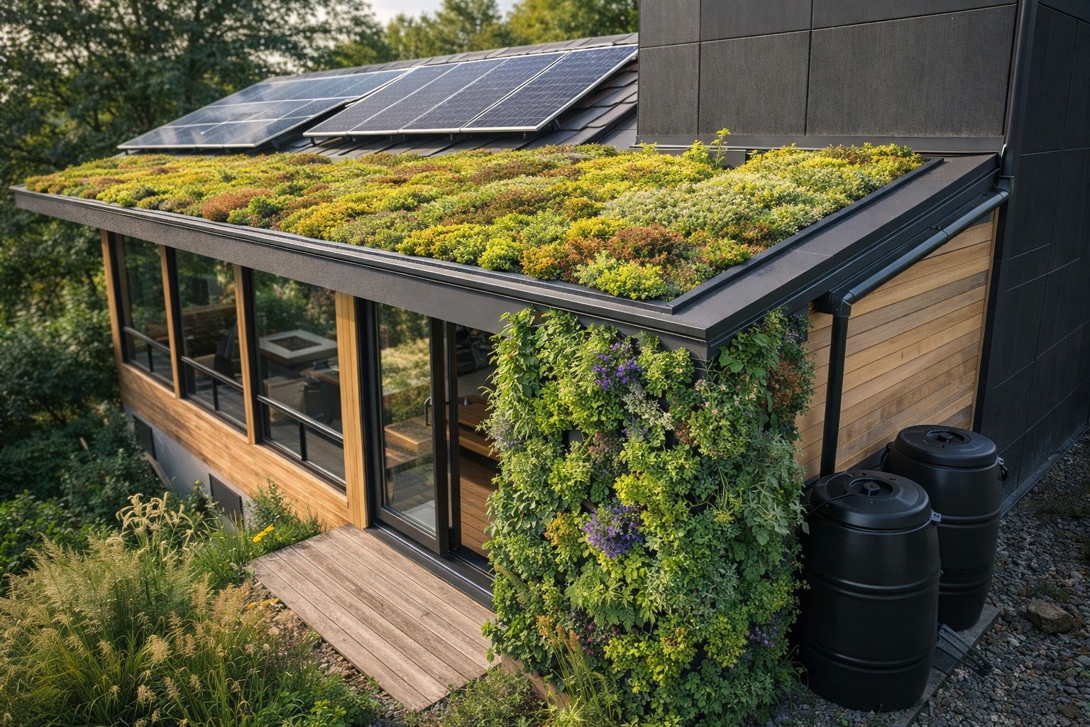 The 6 Best Smart Green Roof and Living Wall Systems for Off Grid Homes